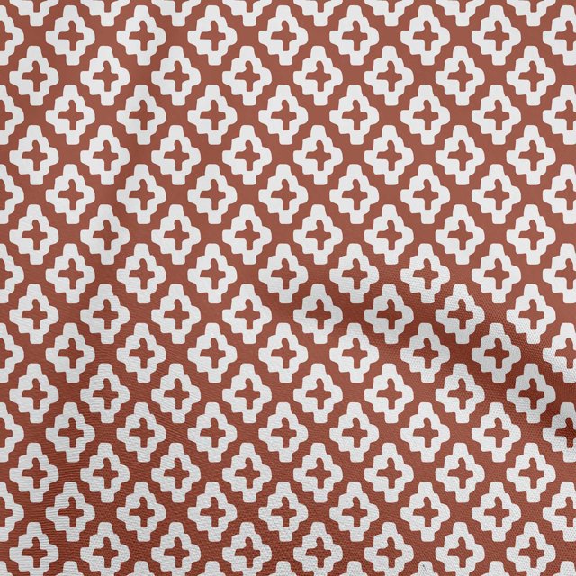 oneOone Velvet Maroon Fabric Abstract Sewing Material Print Fabric By The Yard 58 Inch Wide