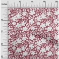 thumbnail image 2 of oneOone Cotton Flex Maroon Fabric Asian Mosaic Craft Projects Decor Fabric Printed By The Yard 40 Inch Wide, 2 of 5