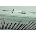 thumbnail image 2 of Hotte de Cuisinière Rétro Classique de 24 Pouces sous Armoire avec Filtres à Chicanes en Acier Inoxydable, Vert Menthe d'Été, 2 of 6