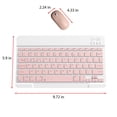 thumbnail image 3 of Bluetooth Keyboard and Mouse Combo Wireless Set, BT 3.0 for PC Tablet Android iOS Rechargeable Portable, Includes Touchpad for Efficient Control, 3 of 5