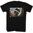 thumbnail image 1 of Jaws Man Falling In Shark Mouth Black Adult T-Shirt 3Xlt, 1 of 2