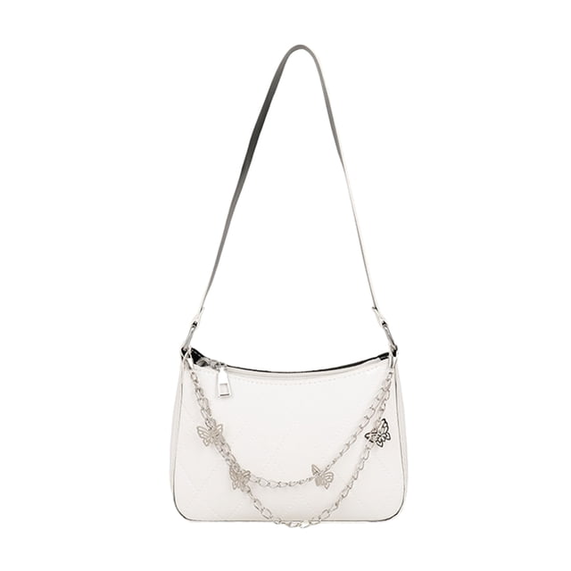Xingzhi Shoulder Bag For Women Wide Application Sturdy And Durable Fashionable And Versatile Small Handbag white 1Set