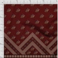 thumbnail image 1 of Soimoi Velvet Fabric Floral Mandala & Elephant Panel Print Fabric by The Yard 58 Inch Wide, 1 of 2