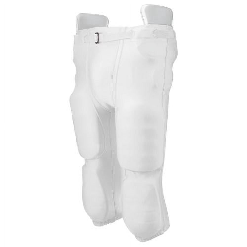 Pantalon de Football Intégré à Carreaux pour Jeunes L Blanc