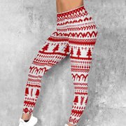 Ailaofu Womens Halloween Leggings Printed Stretchy Leggings Yoga Pants