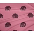 thumbnail image 4 of oneOone Polyester Lycra Fabric Elephant Block Print Sewing Fabric BTY 56 Inch Wide, 4 of 4
