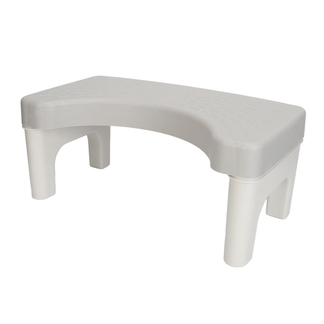 Toilet Poop Foot Stool, Toilet Squat Stool Stable Thickened for Household White,Grey,Blue