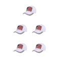thumbnail image 3 of Decodeary Fashionable Baseball Cap Adjustable And Sun Defended Multi-colors Hat White 5Set, 3 of 6
