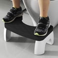 thumbnail image 4 of Home Toilet Stool Squatting Poop Stool Bathroom Potty Step Stool Toilet Assistance Steps Step Stool Fits All Toilets Detachable Stackable Home Decor, 4 of 8
