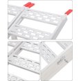 thumbnail image 4 of Aluminum Tri-Fold Ramp with Treads, Loading Ramps 1 Pack, 1500lb Capacity, 50” W x 76” L, Load or Unload Push Mowers, Garden Tillers, ATVs, 4 of 8
