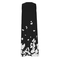 thumbnail image 4 of FcBaudy Camisole Sans Manches Col en V, Robes d'Été pour Femmes, Robes d'Été Décontractées Design Dégradé Sans Manches Col en V Longue Robe Femme, 4 of 5