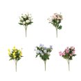 thumbnail image 3 of ZheElen 2pcs Artificial Silk Daisy Flowers Low Maintenance And For Home Faux Flowers blue 1Set, 3 of 6