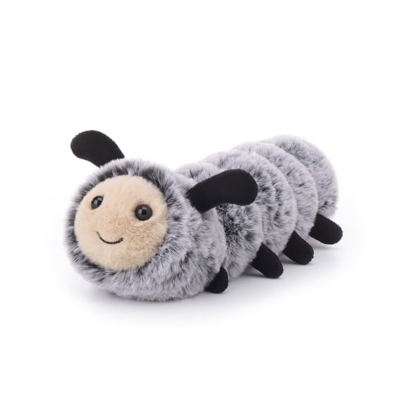 Apricot Lamb Happy Caterpillar Stuffed Animals for Kids, Soft Cute Plush Toys for Baby Girl and Boy, 7.9 Inches