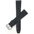 thumbnail image 1 of 20mm Crocodile Style Leather Watch Strap Band, 1 of 7