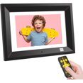 thumbnail image 1 of KODAK 10.1 Inch Wood Digital Picture Frame with Remote Control, IPS Screen HD Display, Auto-Rotate, Wall Mountable, Programmable Auto On/Off, Enjoy Your Precious Moment in Slideshow, Black, 1 of 9