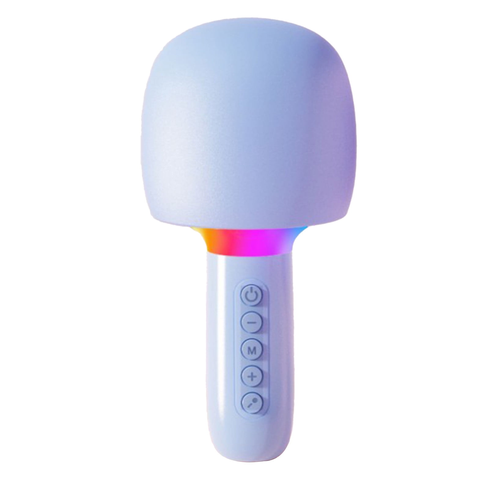Microphone de Chant Audio Microphone Intégré Appareil de Karaoké Microphone Sans Fil Bluetooth Audio