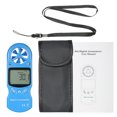 thumbnail image 3 of Amdohai 8 in 1 Handheld Digital Anemometer Wind Speed/Temperature/Humidity/Wind Chill/Heat Index/Dew Point/Barometric Pressure/Altitude Meter with LCD Backlight--Blue, 3 of 8