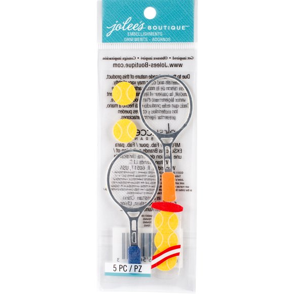 Jolee's By You Dimensional Stickers-Tennis