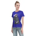 thumbnail image 4 of T-Shirt Basique à Manches Courtes pour Femmes Demon Slayer : Shitou Wuichiro, 4 of 6