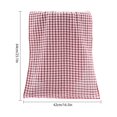 thumbnail image 2 of Maoww Dish Cloth Cotton Quick Dry Kitchen Towel Absorbent Cleaning Tea Rag Kitchen Duster Towel, Red, 2 of 8