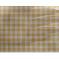 thumbnail image 4 of oneOone Georgette Viscose Yellow Fabric Check Check Dress Material Fabric Print Fabric By The Meter 42 Inch Wide, 4 of 4