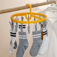 thumbnail image 3 of Foldable Hanger with Clips Non-slip Laundry Hangers for Household Accessories(3#), 3 of 7
