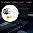 thumbnail image 1 of Lumières d'Intérieur de Voiture, Bandes Lumineuses à Tubes Ambient Neon Light de Remplacement pour Tesla Model 3 Y 2016-2010, avec Contrôle par Application, Trousses d'Éclairage Ambiant, Fonction Active Sonore, 1 of 7