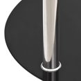 thumbnail image 3 of vidaXL 2-Tier Side Table Transparent & Black 38 cm Tempered Glass, 3 of 5