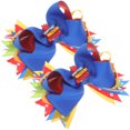 thumbnail image 2 of Miangastore Hair Bows Blue Cloth 2Pcs 5.1x4.3in, 2 of 9
