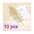 thumbnail image 1 of Artificial Christmas Glitter Hollow Leaves, 1 of 9