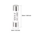 thumbnail image 2 of Unique Bargains Ceramic Cartridge Fuses 2A 250V Ceramic Fuses Fast Blow for Amplifier Energy Saving Lamp Ballast 5pcs, 2 of 4