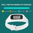 thumbnail image 3 of EstbridgeLed Pedometer Bracelet Wrist Calorie Counter 12/24H Time Display Walking Running Pedometer Multi-function Silicone Step Tracker for Adults, 3 of 10