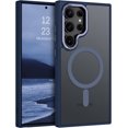 thumbnail image 1 of [PST] Samsung Galaxy S25 Ultra Case, Matte Rubber Hybrid Back Cover with Magnetic MagSafe Compatible, 1 of 5