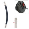 thumbnail image 1 of 16cm Tire Inflator Extension Hose Air Pump Tube Black Fit For Motor Automobile, 1 of 8