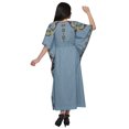 thumbnail image 2 of Moomaya Kaftan de Plage, Paréo de Bikini, Robe Longue Maxi Caftan pour Femmes, 2 of 6