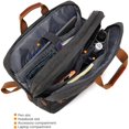 thumbnail image 4 of CUITING Convertible Backpack Shoulder bag Messenger Bag Laptop Case Business Briefcase Leisure Handbag Multi-functional Travel Rucksack Fits 17.3 Inch Laptop For Men / Women / Travel (gre, 4 of 7