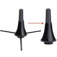 thumbnail image 3 of Foldable Clarinet Oboe Stand Straight Saxophone Tripod Holder for Wind Instrument Black, 3 of 3