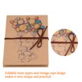 thumbnail image 4 of Scrapbook Album, Vintage Style Photo Album Scrapbook Memory Book with Ballon Cover DIY Scrapbook Creative Crafts, 4 of 7