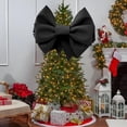thumbnail image 1 of Christmas Bows Decorations,Velvet Christmas Bow Ornaments,Christmas Bows and Ribbons for Trees,DIY Bowknot Material Kit Bowknot Decoration Christmas Party Set Props EVA Material Kit, 1 of 6