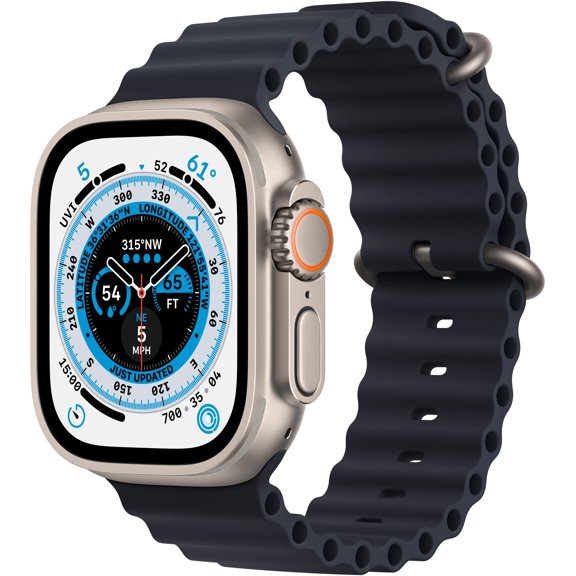 Refurbished Apple Watch Ultra 49mm Titanium - Midnight Ocean Band MQET3VC/A
