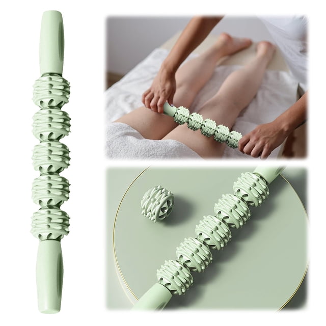 REK Fascia Muscle Roller Cellulite Massager Fascia Roller For Cellulite And Muscles Neck Leg Back Body Roller Deep Tissue Massage Stick Tools