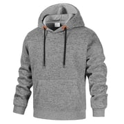 cfhntfmh Mens Knit Hoodies Soft Warm Long Sleeve Sweatshirts with Pocket Loose Casual Hooded Pullover Sweaters