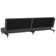 thumbnail image 5 of vidaXL Canapé-Lit pour Adultes 2 Places - Velours Gris Foncé, 5 of 5