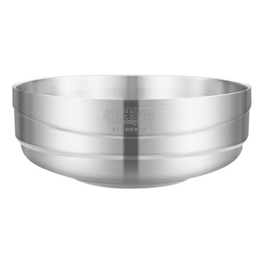 Ramen Bowls Noodle Soup Bowl Double Layer Bowl Stainless Steel Serving Bowl