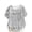 Gray-womens tops, variant on YFNNUP Plus Size Shirts for Women Print Short Sleeve Shirt Loose Fit Crew Neck Tops Summer Floral Graphic Beach Vacation Top Gray XXL