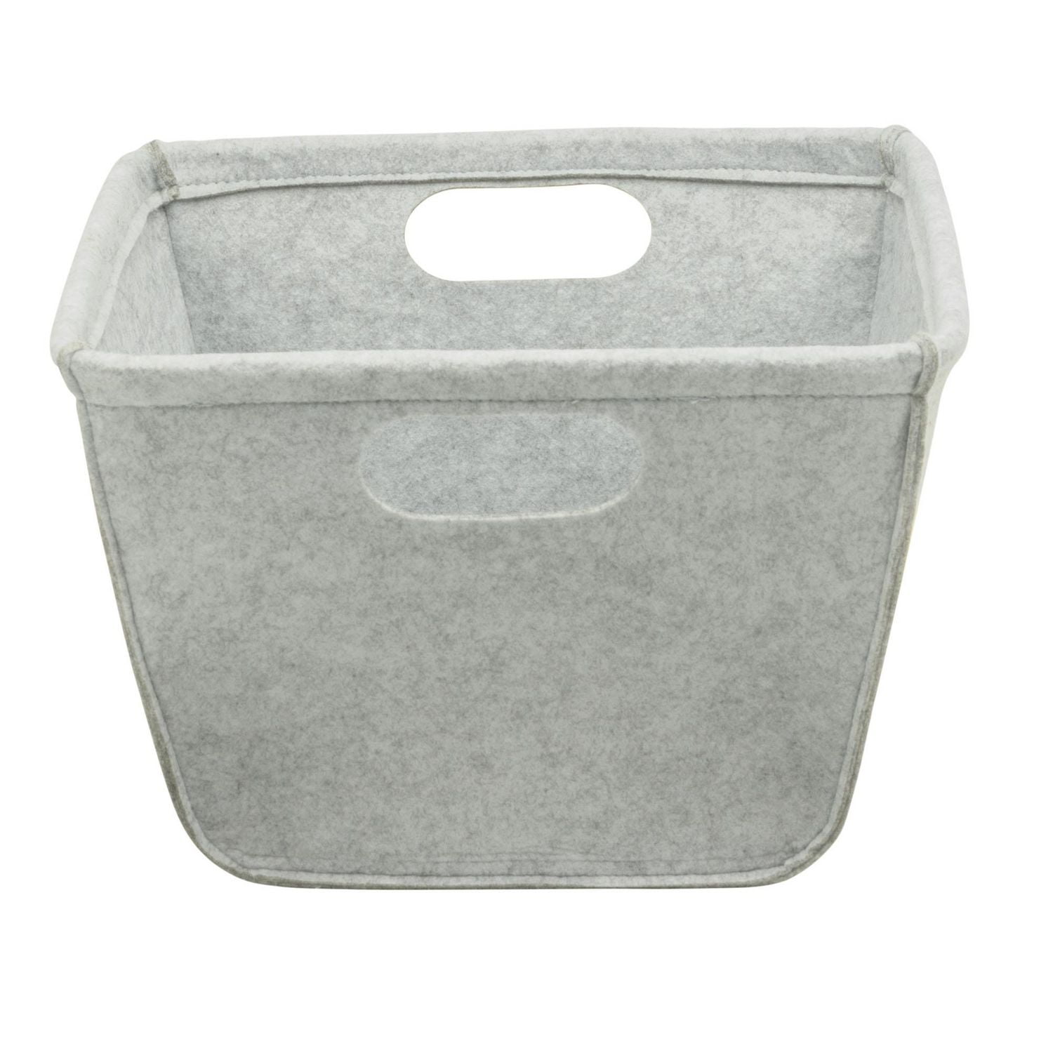 Felt Construction Storage Basket with Elephant Face Patch