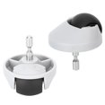 thumbnail image 4 of Roue de Robot Aspirateur, Roue Universelle en ABS Remplacement Parfait pour 2ème Génération, 4 of 8