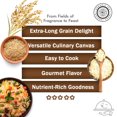 thumbnail image 3 of Pride Of India - Extra Long Indian Premium Brown Basmati Rice, 5 Pound (2.26 Kilo) RECOLSABLE JUTE (BURLAP) - Naturally Aromatic, Aged, Flavorful, Slender, Non Sticky Whole Grains, 3 of 6