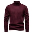 thumbnail image 1 of LIaqionyy Chandail pour Hommes Grande Taille Col Rond Tricot Manches Longues Hauts Chauds Automne Hiver Chandails, 1 of 4