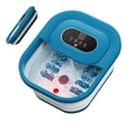 thumbnail image 1 of COMFIER Collapsible Foot Spa Bath Massager with Heat - Pedicure Spa with Bubbles, Shiatsu Rollers (Blue), 1 of 7